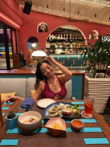 Instagram post by @pearltravelss about Adriana Cocina & Bar