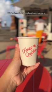 Instagram post by @eylul_travels about Quickie Coffee