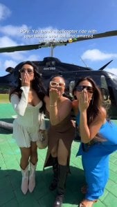 Instagram post by @pipitdjatma about Fly Bali Helicopter Tour & Private Plane Charter