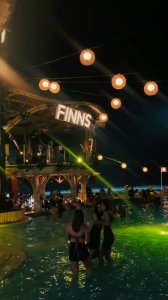 Instagram post by @fawnia_el about FINNS Beach Club