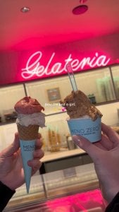 Instagram post by @lifewithalexmelb about MENO ZERO GELATO & DESSERT BAR