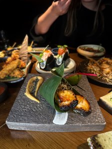 Instagram post by @thesarahstreet about Mizu Japanese Izakaya Restaurant