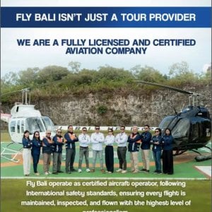 Instagram post by @zanki19 about Fly Bali Helicopter Tour & Private Plane Charter