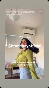 Instagram post by @lisas.finds about Brandpay