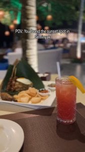 Instagram post by @eylul_travels about Ocean Grand Beach - Seminyak Bali