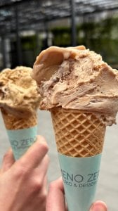 Instagram post by @chasingpastry about MENO ZERO GELATO & DESSERT BAR