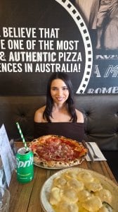 Instagram post by @diningwithash about Zero95 Wood Fire Pizza Bar
